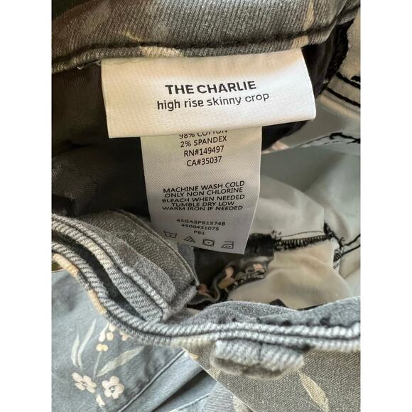 Joe’s Jeans The Charlie High Rise Skinny Crop Size 29 Excellent Preloved Cond - Picture 4 of 6